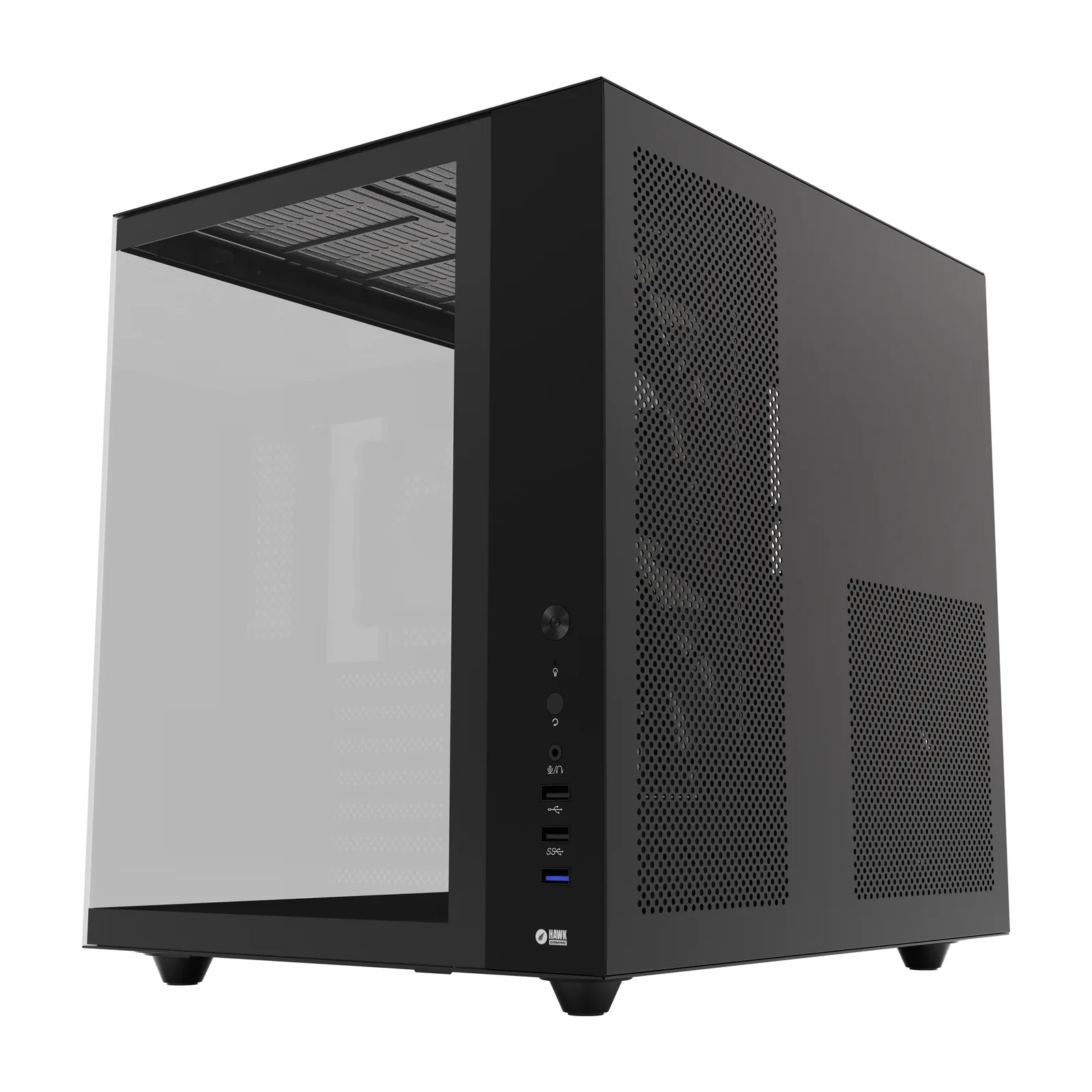 HC510 650W 80+ Bronze ARGB Akvaryum ATX Mid Tower Siyah 2