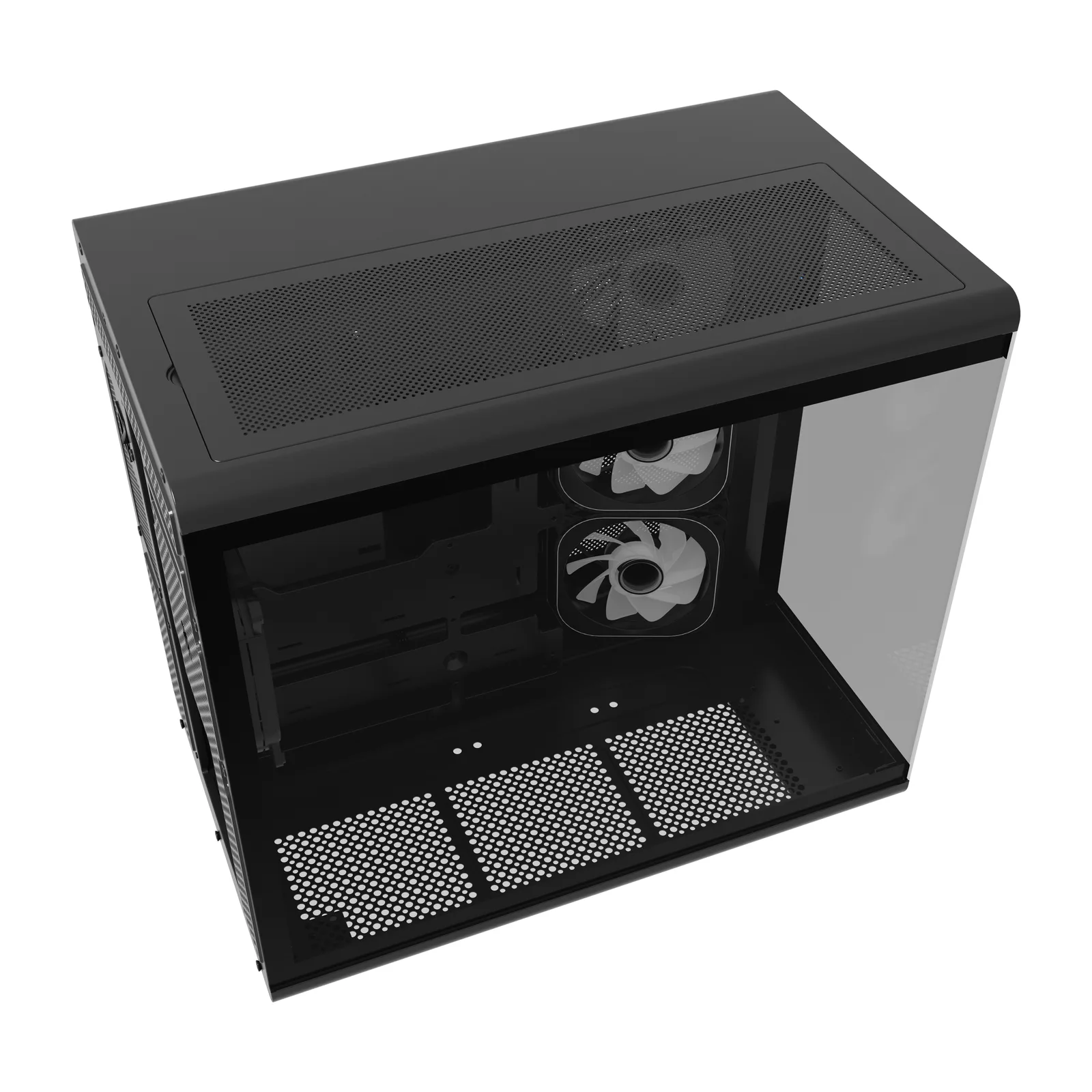 HC710 1200W 80+ Gold ARGB Akvaryum ATX Mid Tower Siyah 5