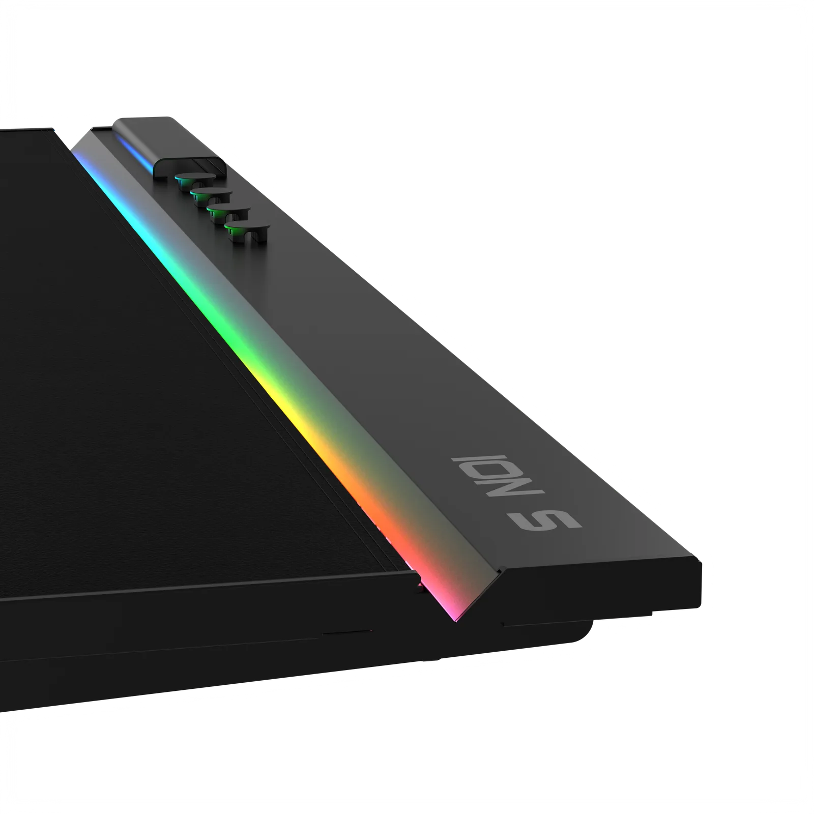 ION S Çift Motorlu Yükseklik Ayarlı RGB 140x70 Siyah Renk Çalışma ve 4