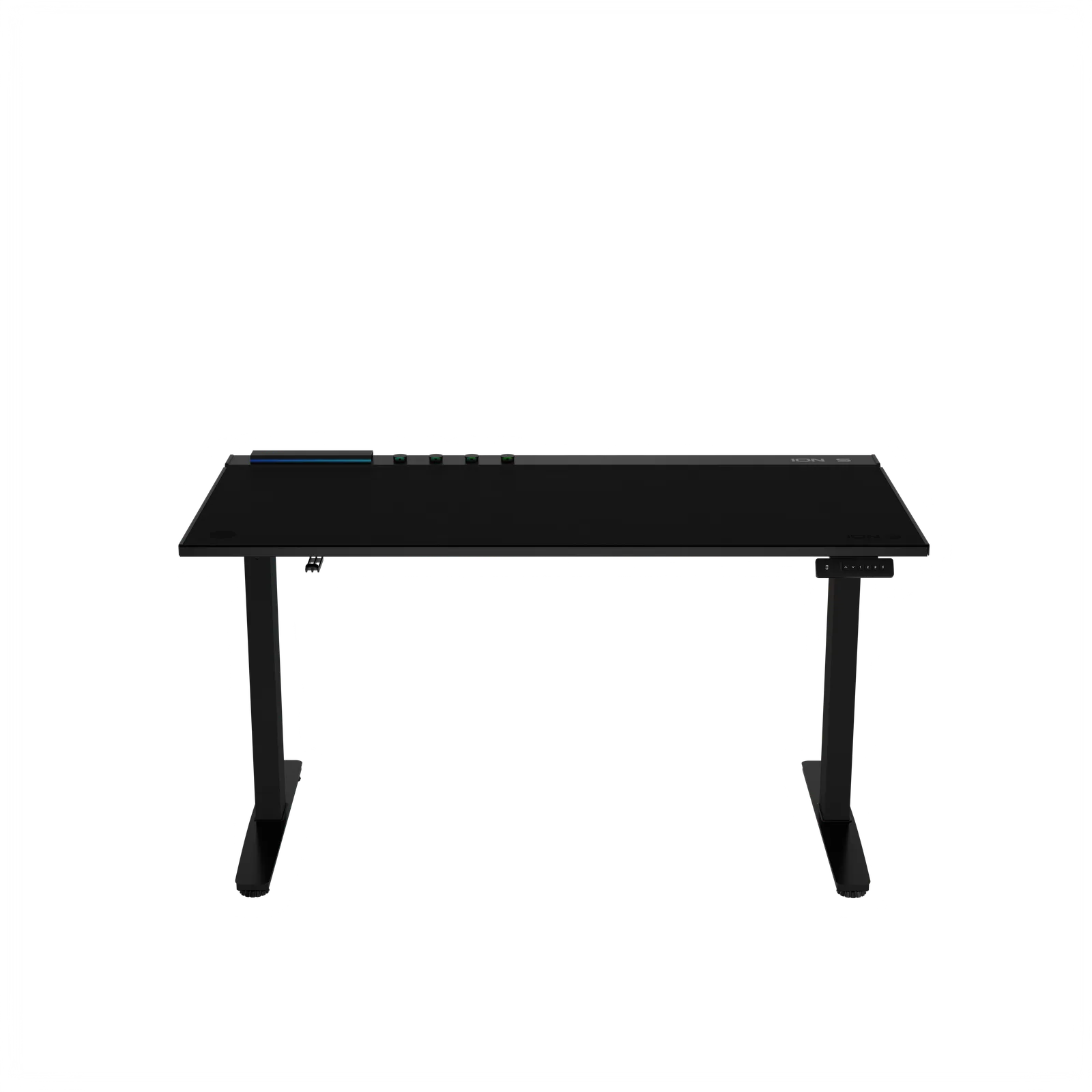 ION S Çift Motorlu Yükseklik Ayarlı RGB 140x70 Siyah Renk Çalışma ve 7